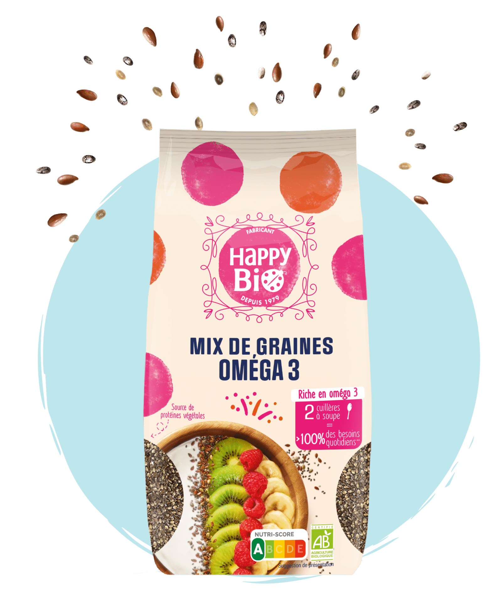 mix de graines antioxydant HappyBio