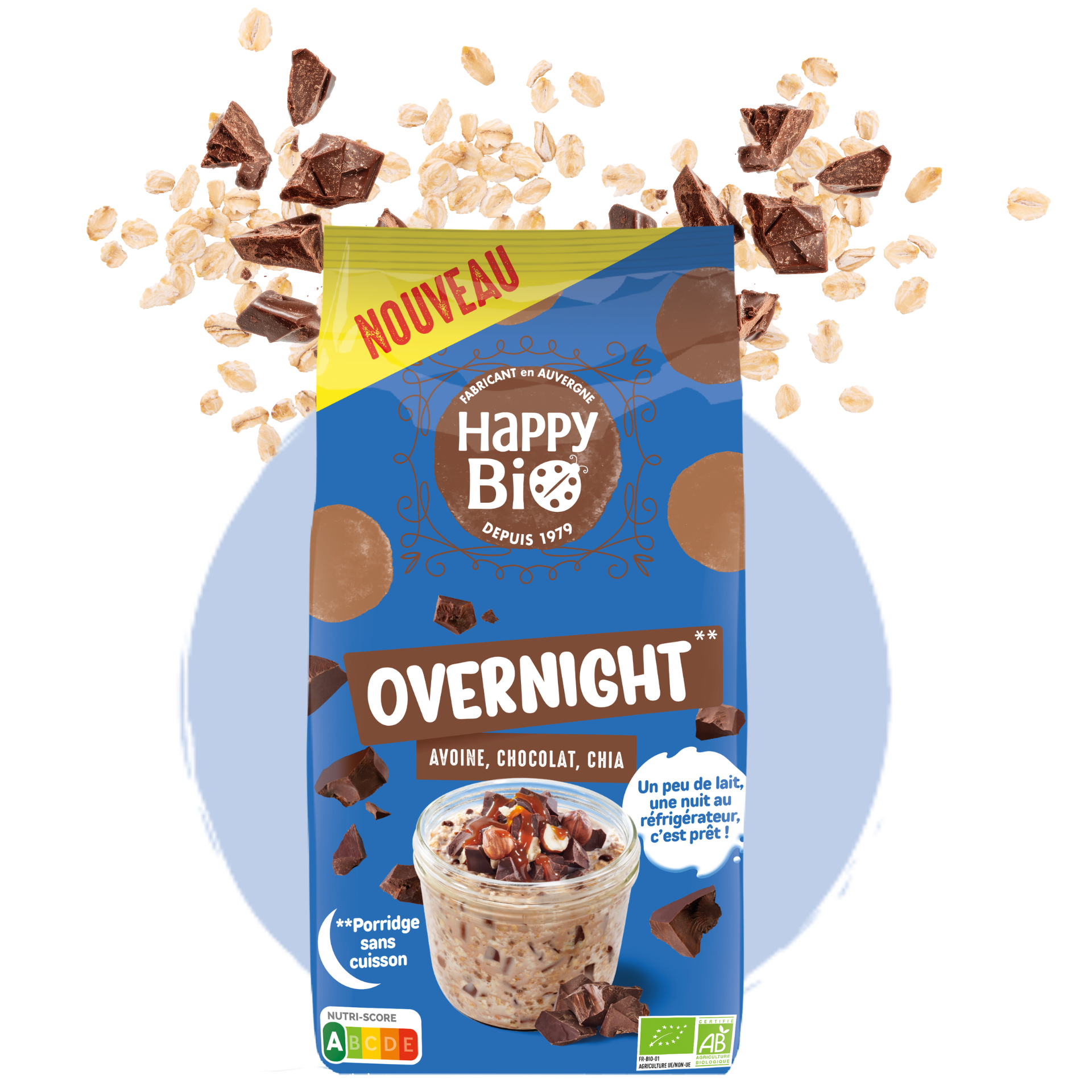 Overnight Chocolat Happy Bio