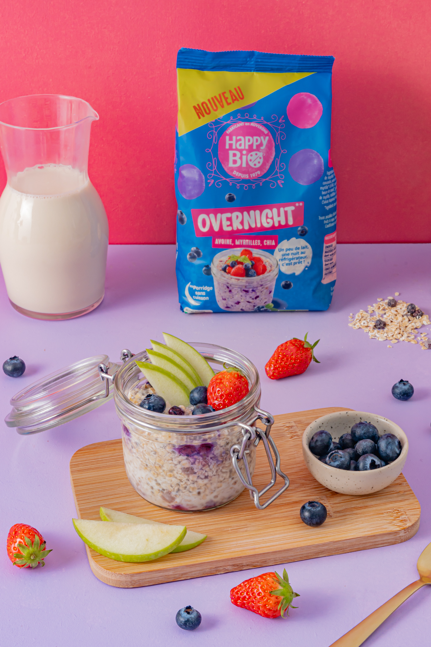 Recettes Overnight Myrtilles Happy Bio