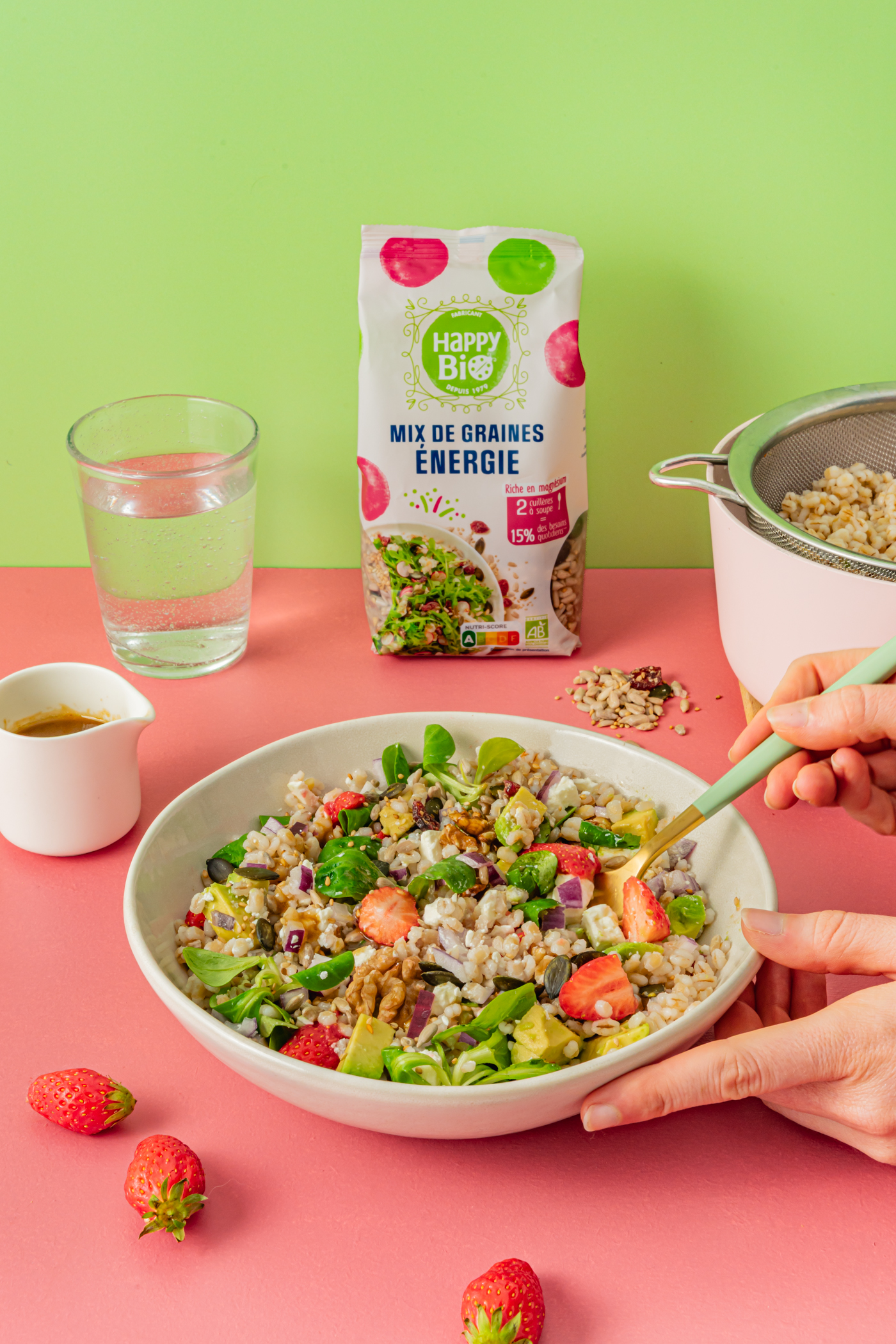 Salade d'orge perlé Happy Bio