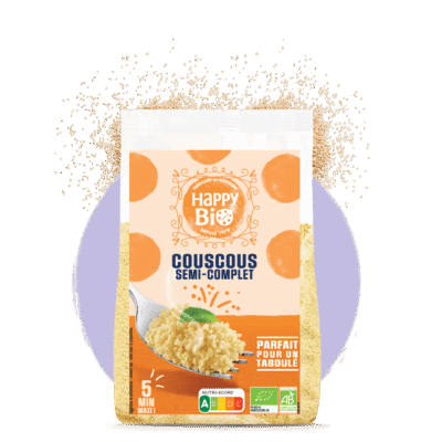 Couscous semi-complet Happy Bio