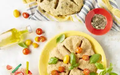 farine de riz happy bio, fougasse provençale sans gluten