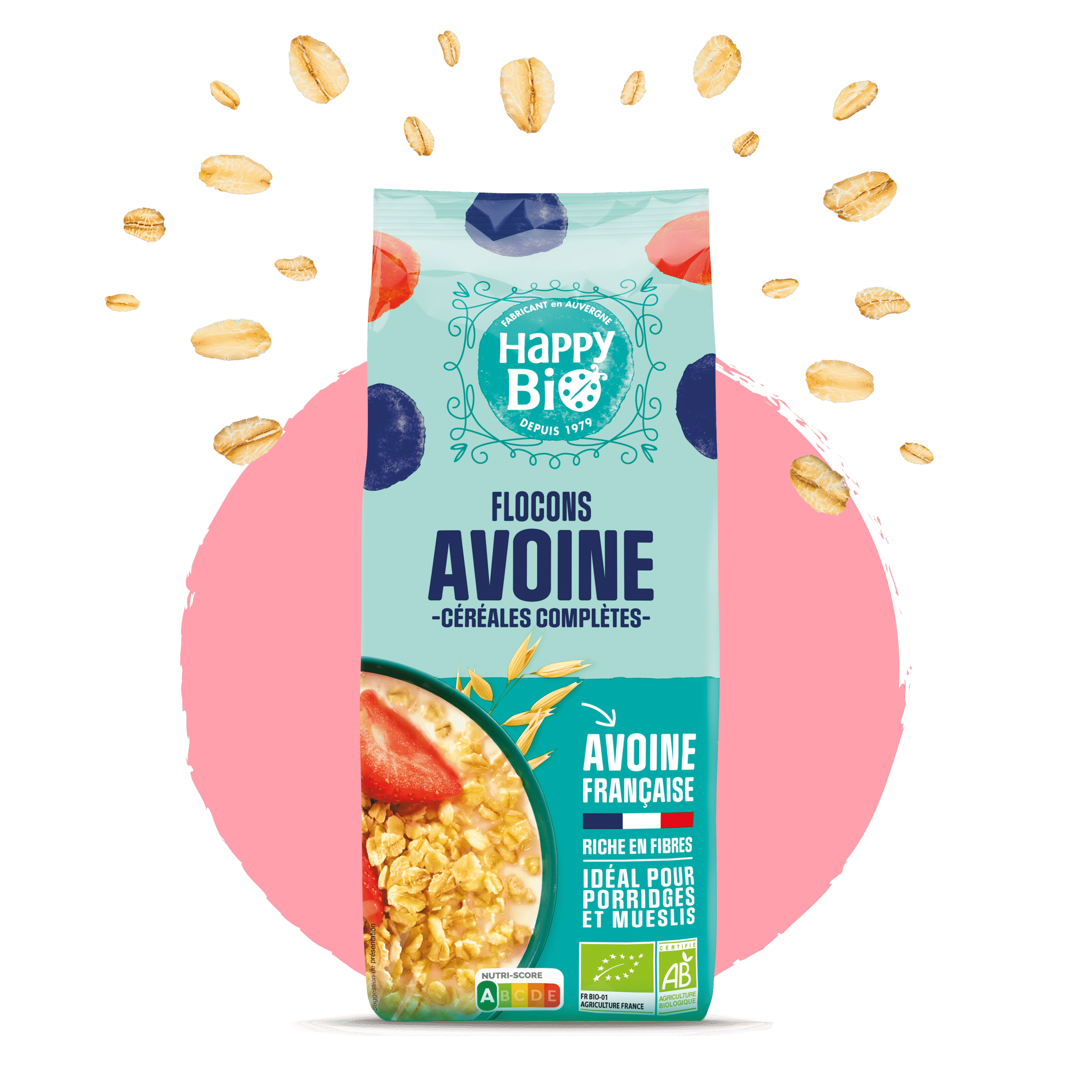 Flocons d'avoine bio