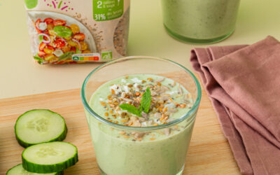 Gaspacho de concombre antioxydant Happy Bio