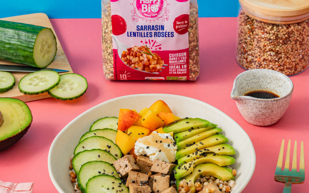 Poke bowl sarrasin & lentilles