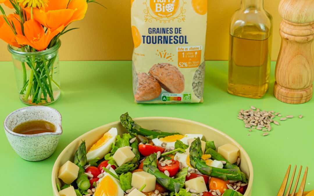 Salade croquante aux asperges