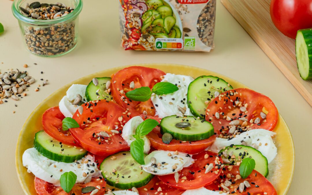 Salade tomates mozza